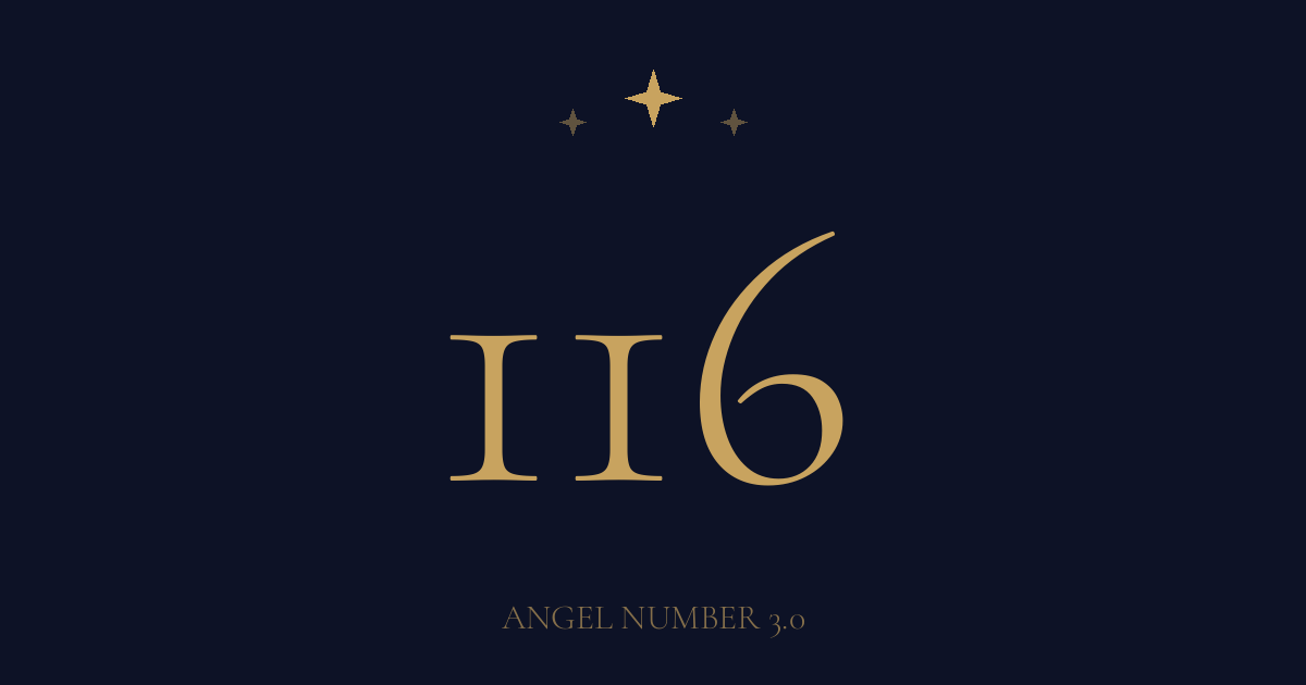 エンジェルナンバー116の意味は？自分の意思と暮らしを両立する数字｜恋愛・金運・仕事・ツインレイも解説