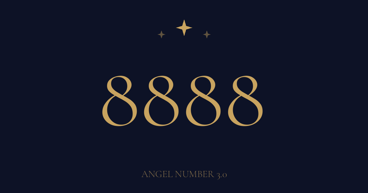 エンジェルナンバー8888の意味は？得た豊かさを無理なく巡らせる使い方｜恋愛・金運・仕事・ツインレイも解説